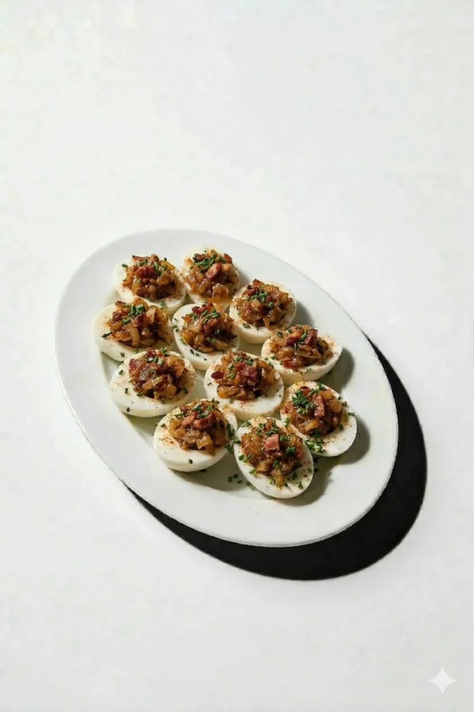 jajko faszerowane pastą z cebuli i boczku 1 szt.