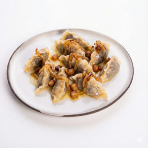 pierogi monka z dziczyzną z okrasą 1 szt.